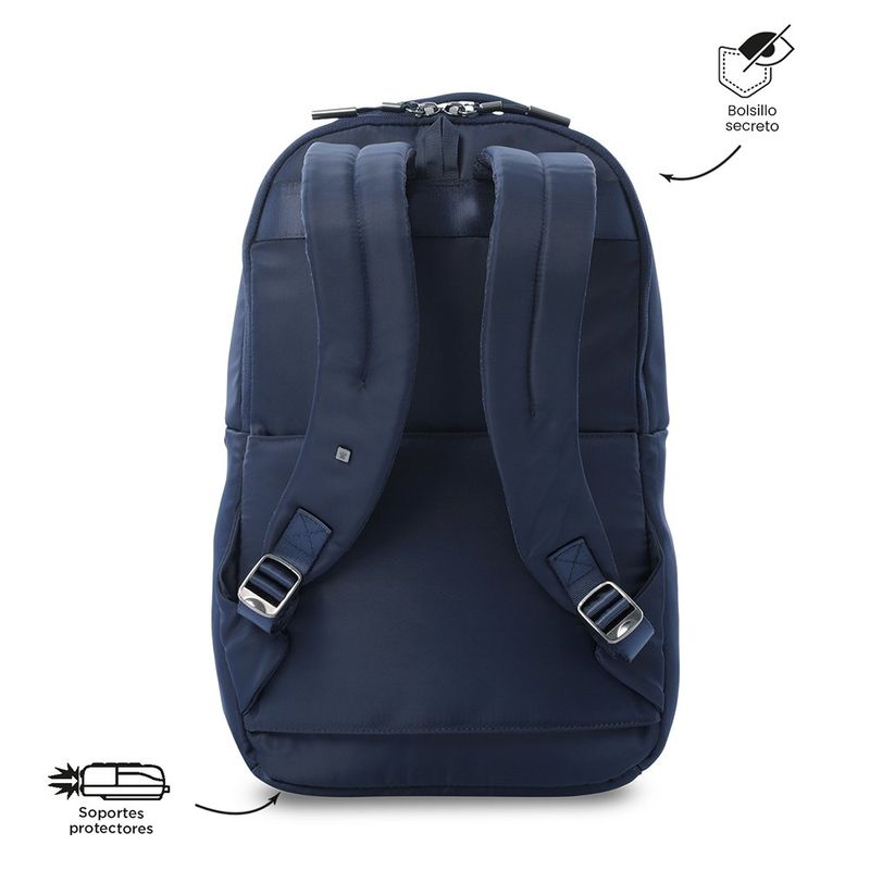 Mochila Ejecutiva Roxanne Porta Laptop 15 Plg azul