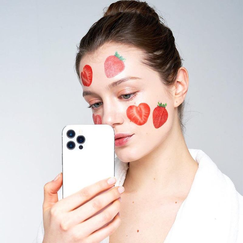 Mascarilla Facial de Fresa