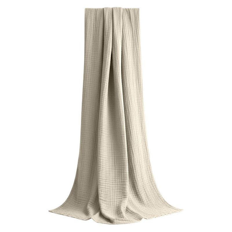 Frazada Color Ivory Muslin Tamaño King