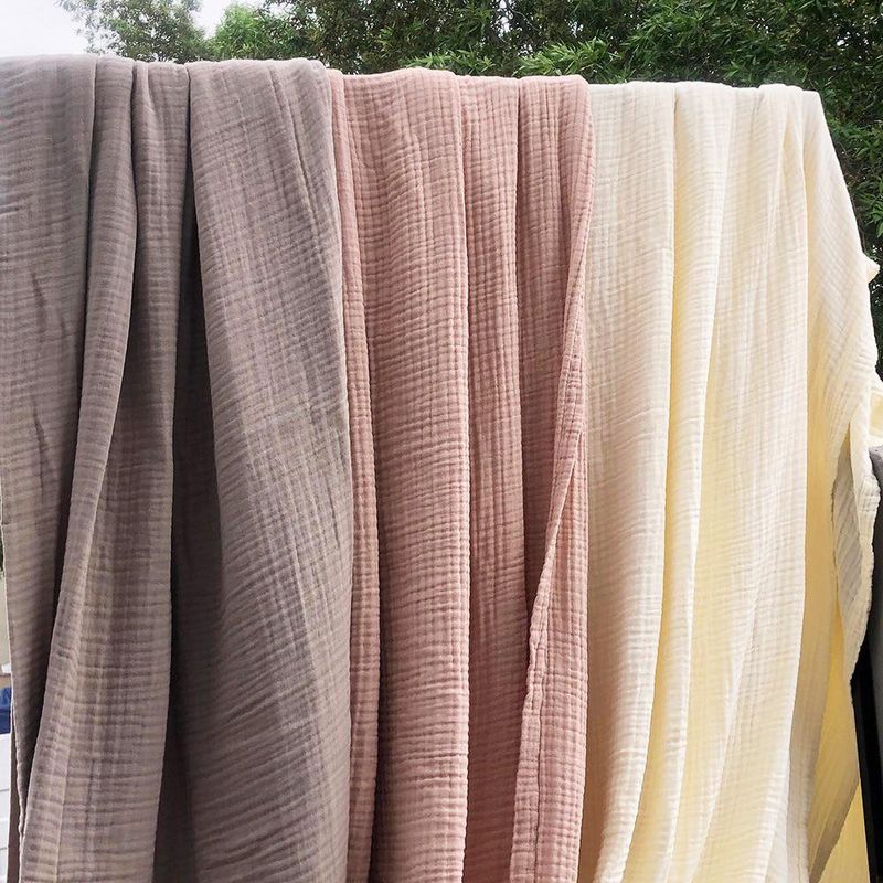 Frazada Color Ivory Muslin Tamaño King