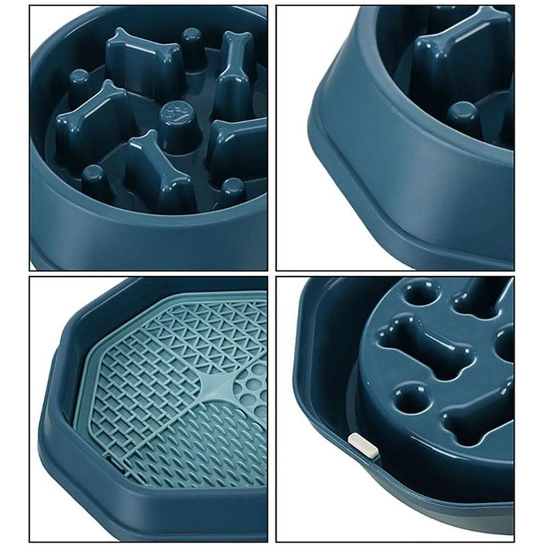 Plato para Perro Slow Feeder de Plástico