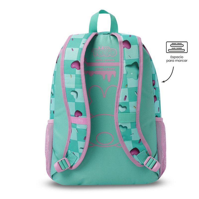 Mochila Escolar de Hombros Bunny Pump Talla L