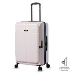 Maleta de Viaje Mediana Ruedas 360 Rhio Rosado Claro
