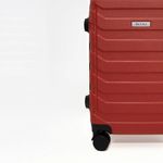 Set de 3 Maletas Rígidas de Plástico ABS 20, 24, 28 Plg Rojo