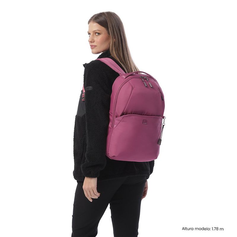 Mochila Ejecutiva Roxanne Porta Laptop 15 Plg rosado