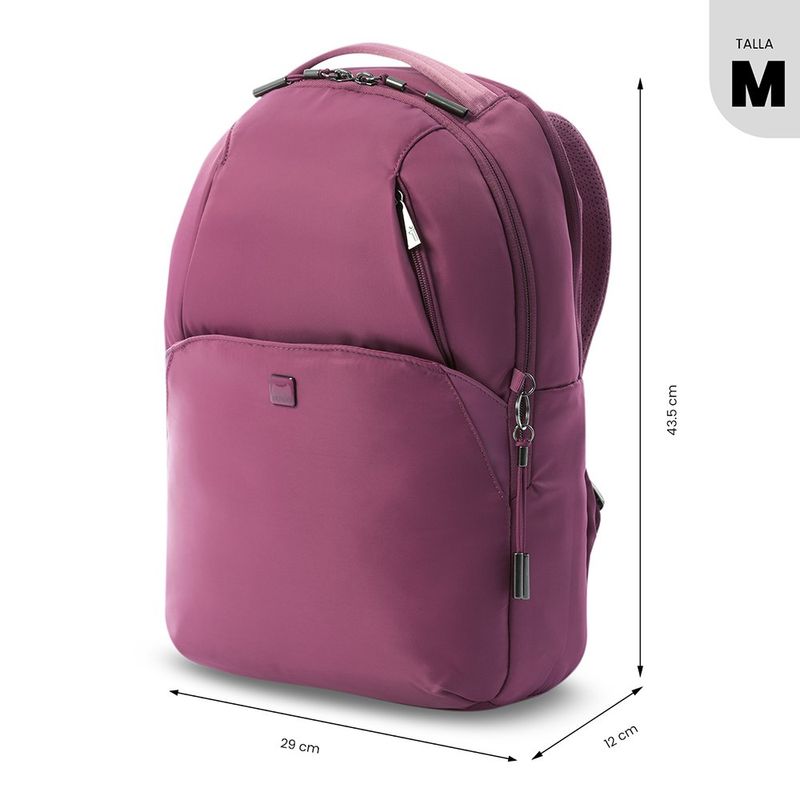 Mochila Ejecutiva Roxanne Porta Laptop 15 Plg rosado