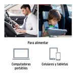 Inversor de Corriente 120 W Tipo Vaso con 2 Puertos USB