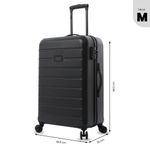Maleta de Viaje Mediana con Ruedas 360 Harbor Negro