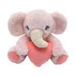 Peluche San Valentín Elefante Rosado
