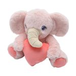 Peluche San Valentín Elefante Rosado