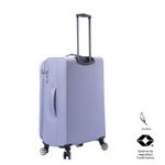 Maleta de Viaje Mediana Liviana Ruedas 360 Morada