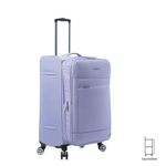 Maleta de Viaje Mediana Liviana Ruedas 360 Morada