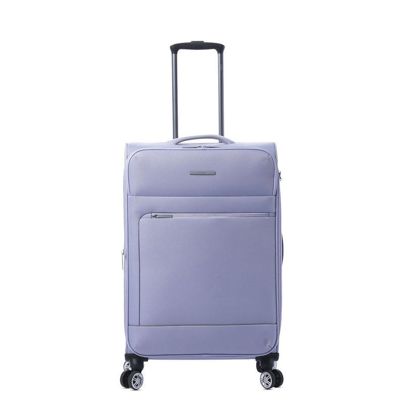 Maleta de Viaje Mediana Liviana Ruedas 360 Morada