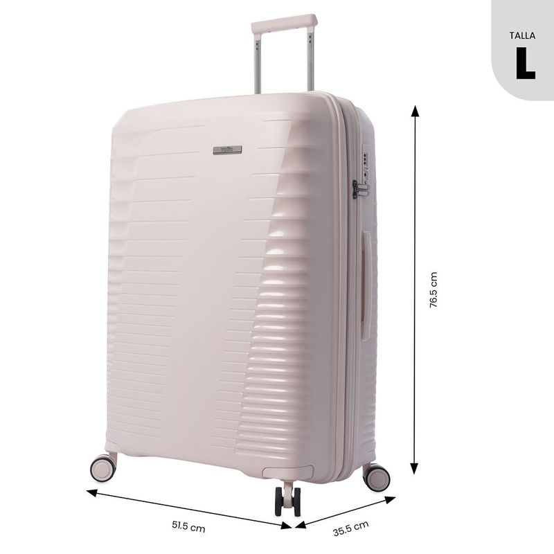 Maleta de Viaje Grande con Ruedas 360 Traveler Hushed Violet