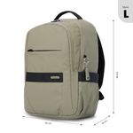 Mochila Ejecutiva Wivetto 2.0 Porta Laptop 16 Plg Beige