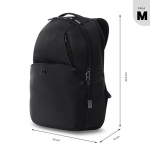 Mochila Ejecutiva Roxanne Porta Laptop 15 Plg Negro