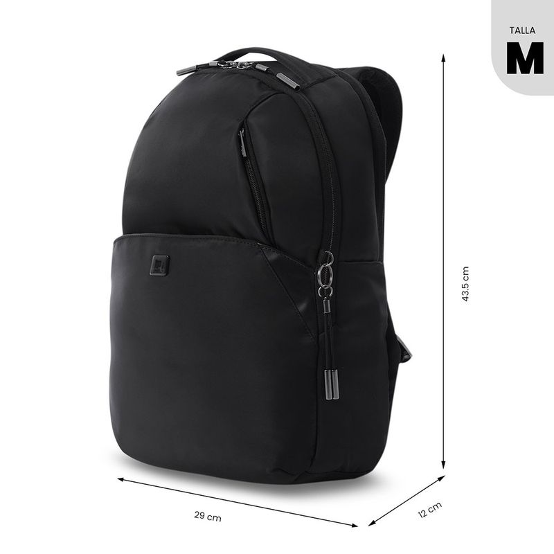 Mochila Ejecutiva Roxanne Porta Laptop 15 Plg Negro