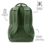 Mochila Suspension Contra Impacto Verde Porta Laptop 16 Plg