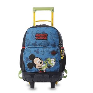 Mochila Escolar con Ruedas Mickey Talla M