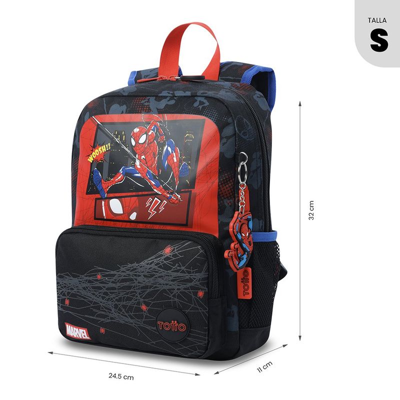 Mochila Escolar de Hombros Spiderman Hero Talla S