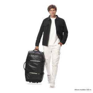 Maleta de Viaje Mediana Green Code Negro