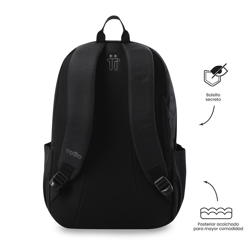 Mochila Universitaria Trik Grande Negro