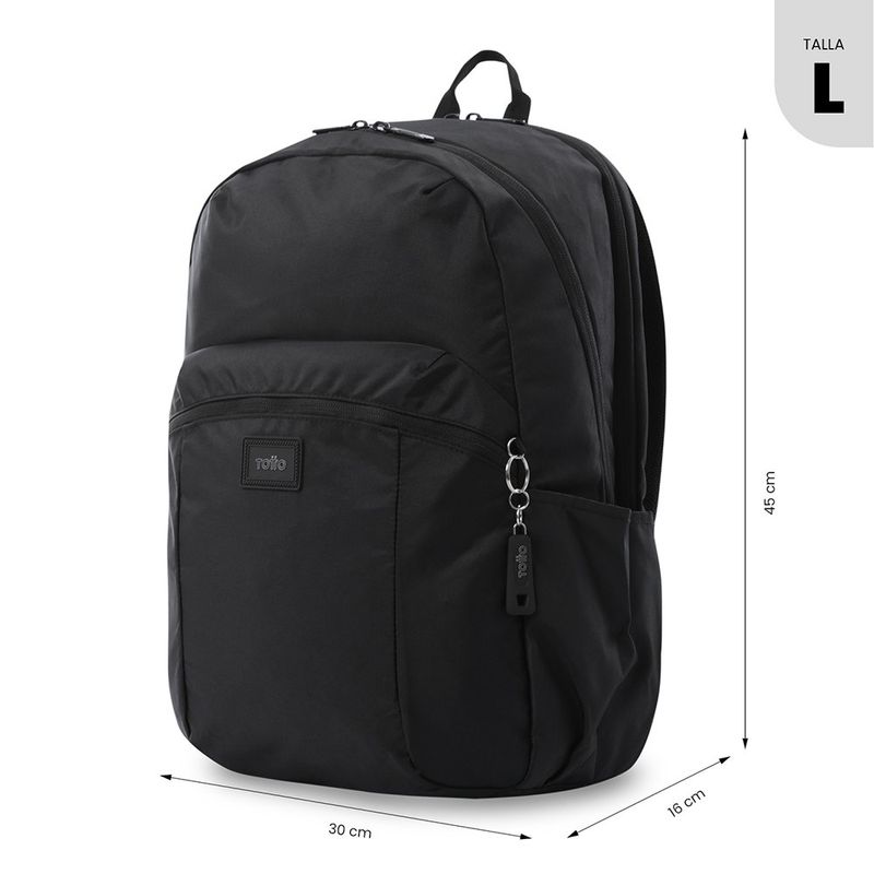 Mochila Universitaria Trik Grande Negro