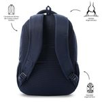 Mochila Universitaria Tracer Azul Oscuro