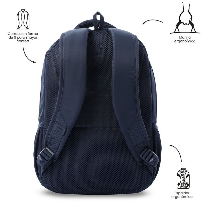 Mochila Universitaria Tracer Azul Oscuro