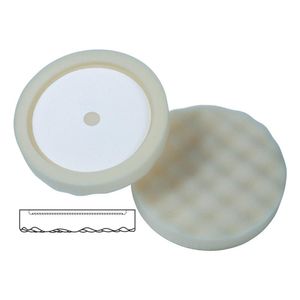 Borla de Esponja Blanca para Pulido Automotriz