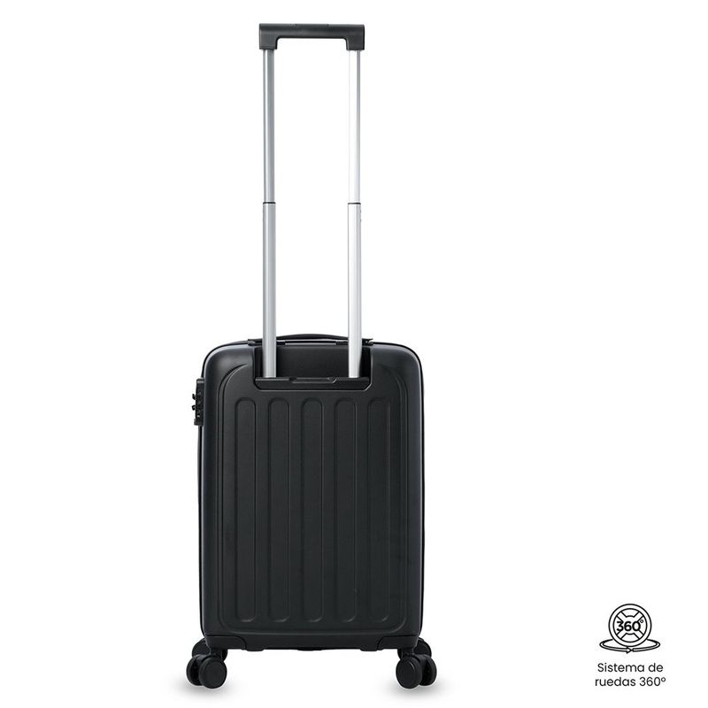 Maleta de Viaje con Ruedas 360 Kaland Pequeña Negro