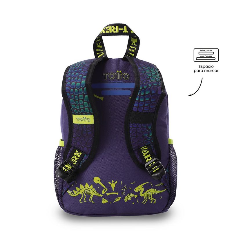 Mochila Escolar de Hombros Dino Rock Talla S