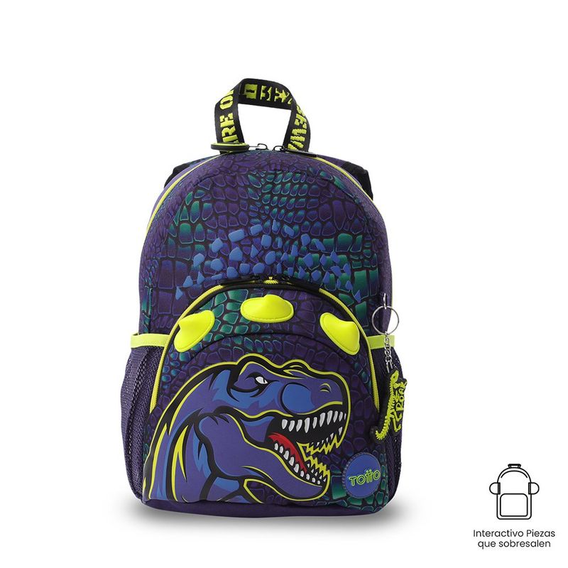 Mochila Escolar de Hombros Dino Rock Talla S