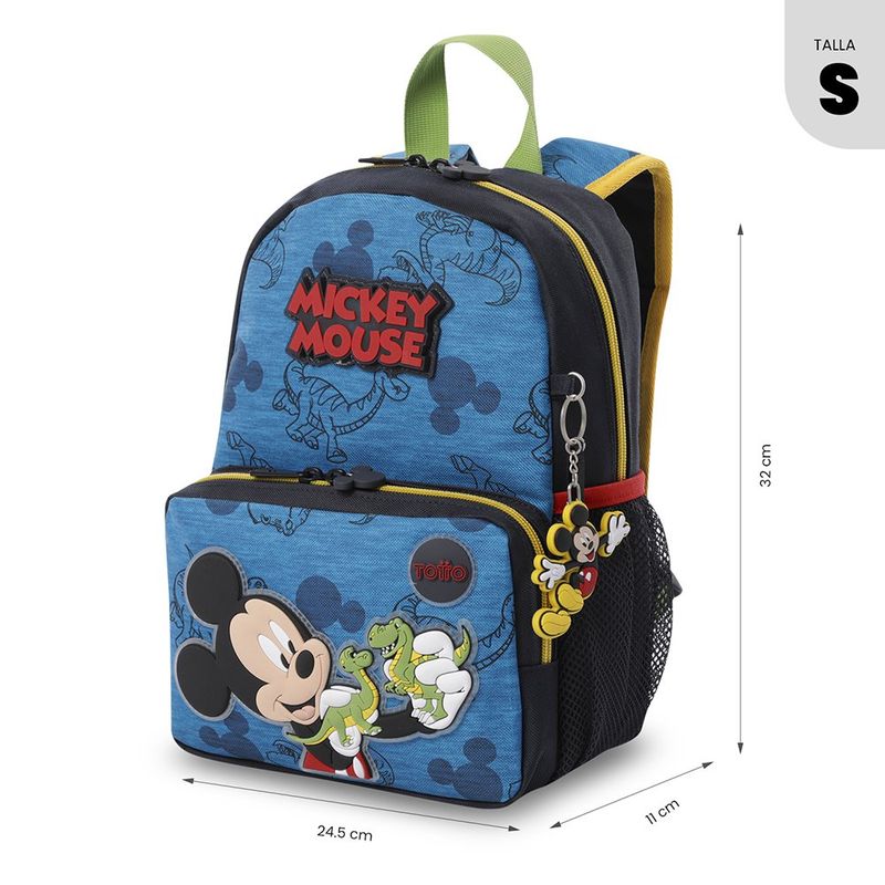 Mochila Escolar de Hombros Mickey Talla S