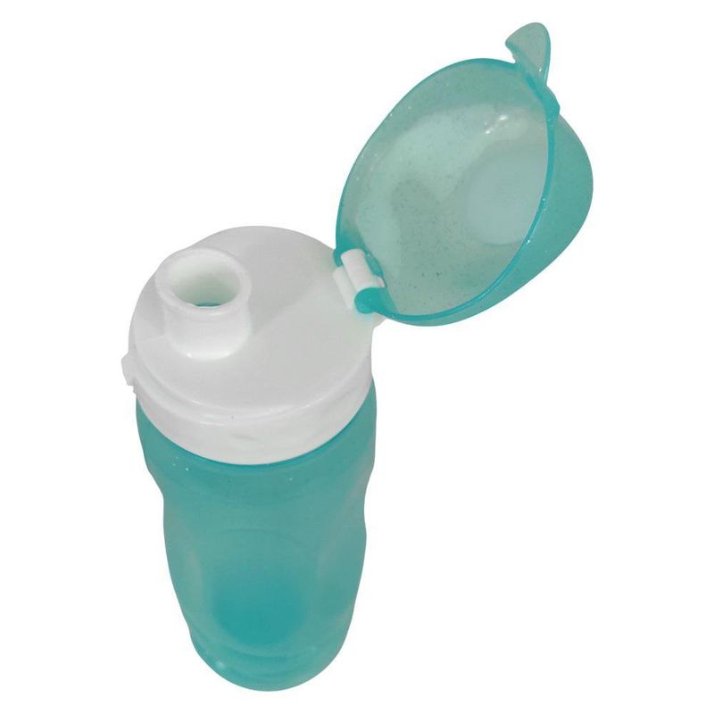 Pachón Facetado de 26 oz con Tapa Abatible Color Aqua