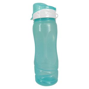 Pachón Facetado de 26 oz con Tapa Abatible Color Aqua