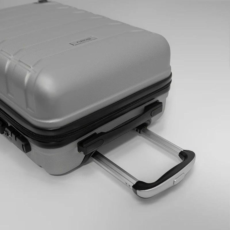 Set de 3 Maletas Rígidas de Plástico ABS 20, 24, 28 Plg Gris