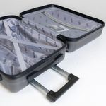 Set de 3 Maletas Rígidas de Plástico ABS 20, 24, 28 Plg Gris