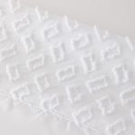 Set de Sábanas 85 GSM Diseño Liso con Textura Tamaño King Color Blanco