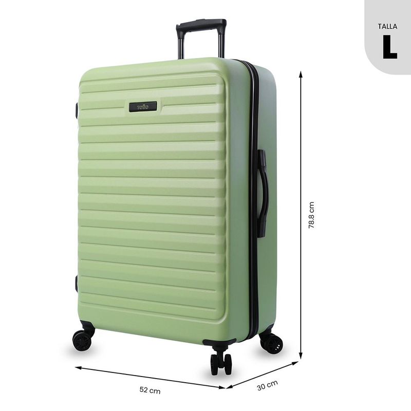 Maleta de Viaje Grande con Ruedas 360 Helios 2.0 verde