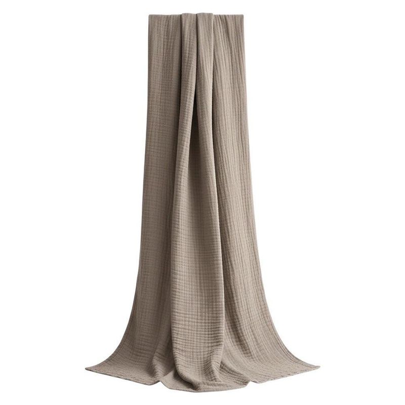 Frazada Color Taupe Muslin Tamaño King