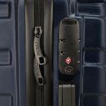 Maleta de Viaje Rígida de Plástico ABS 20 Plg Azul Oscuro