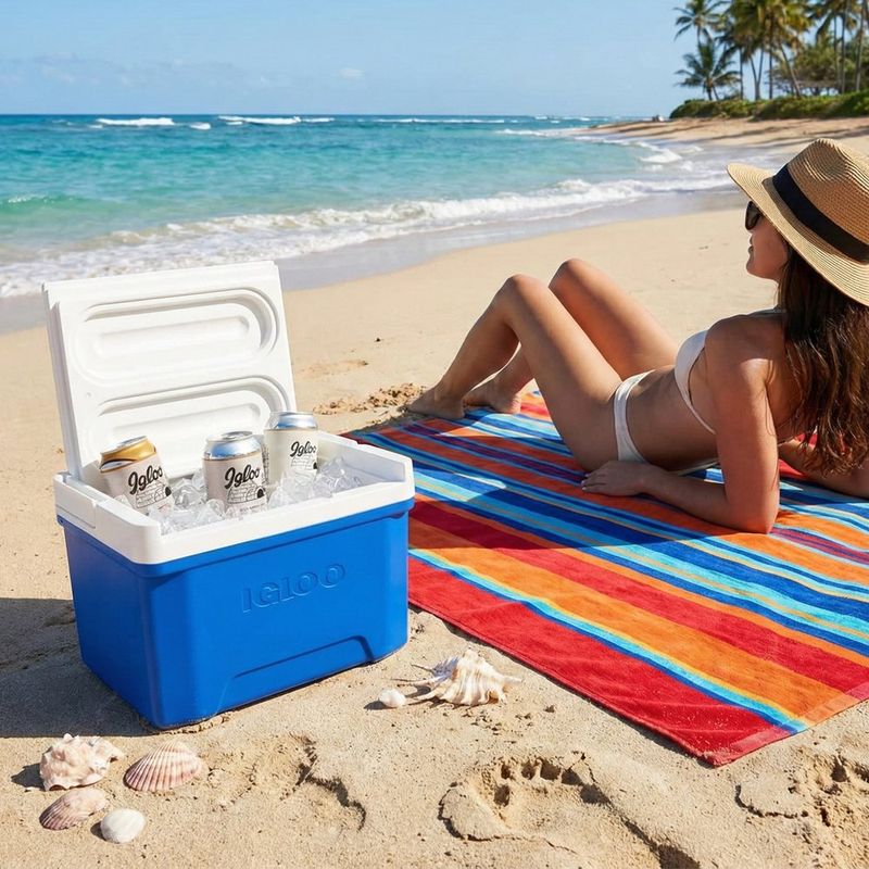 Hielera Igloo Tipo Lonchera de 8.5 Litros Color Azul