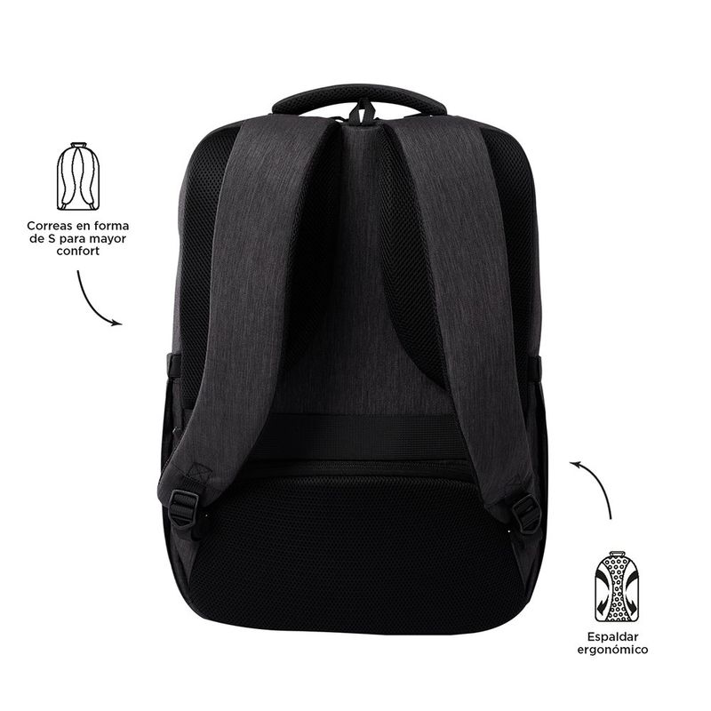 Mochila Dallas Porta Laptop 16 Plg Negro