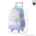 Mochila Escolar con Ruedas Magic Dino Talla M