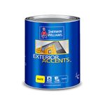 Pintura para Exterior Acabado Satinado Color Vivid Yellow 1 Gal