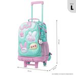 Mochila Escolar con Ruedas Bunny Pump Talla L