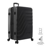 Maleta de Viaje Grande Bazy 2.0 Ruedas 360 Negro