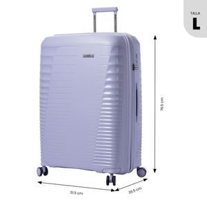 Maleta de Viaje Grande Traveler Cosmic Sky Morado