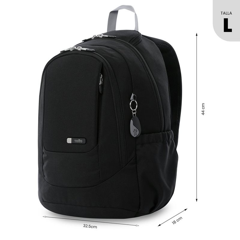 Mochila Universitaria Goctal 2.0 Porta Laptop 14 Plg Negro